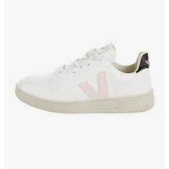 Veja Shoes - Veja V-10 Leather Sneaker White Petale Black Size 9